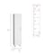 Tuhome Vintro Storage Cabinet, Broom Hangers, Metal Handle, White MLB8977 - alternate 6